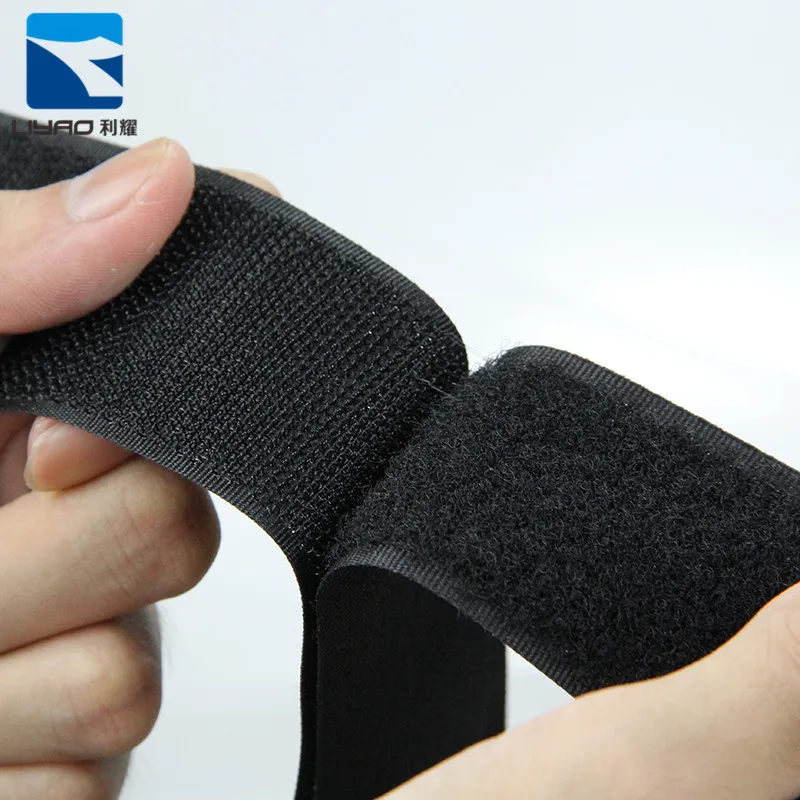 Top Sale Hook Loop Tape Sticky Strength 100%Nylon Sew On Hook And Loop Fastener Velcroes Tape