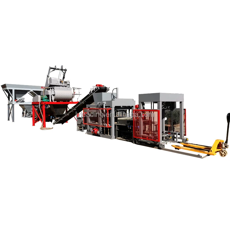 Automatic QTJ4-18 Hole Concrete Cement Brick Making Machine Plastic Waste Processor Manufactured in China/Cambodia