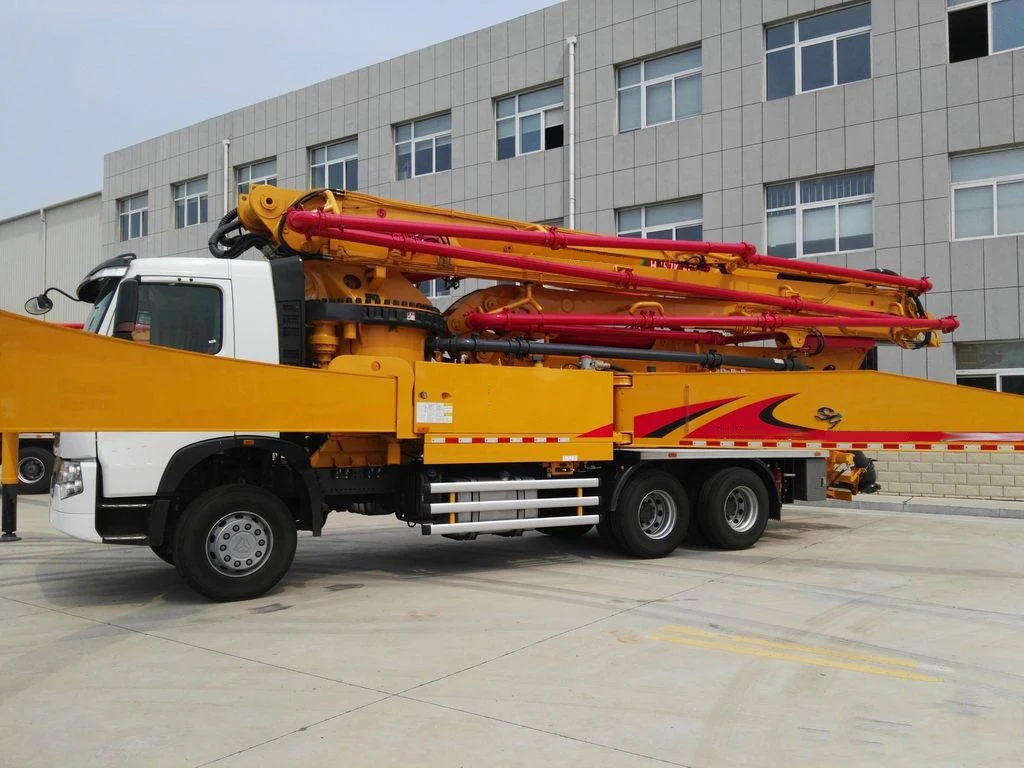concrete machine 62m concrete pump HB62V with imported chassis