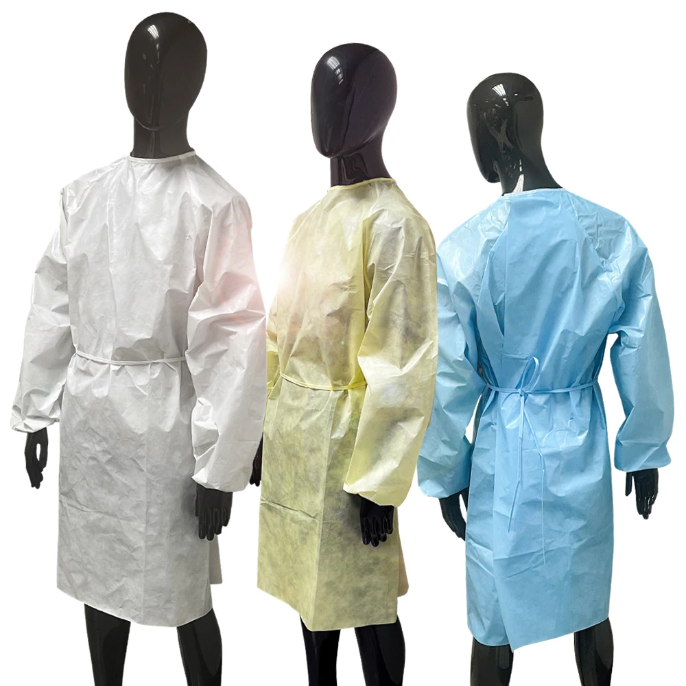 China Supplier Wholesale Cheap Price Disposable Clothing AAMI Standard Level 2 Gown For Adult