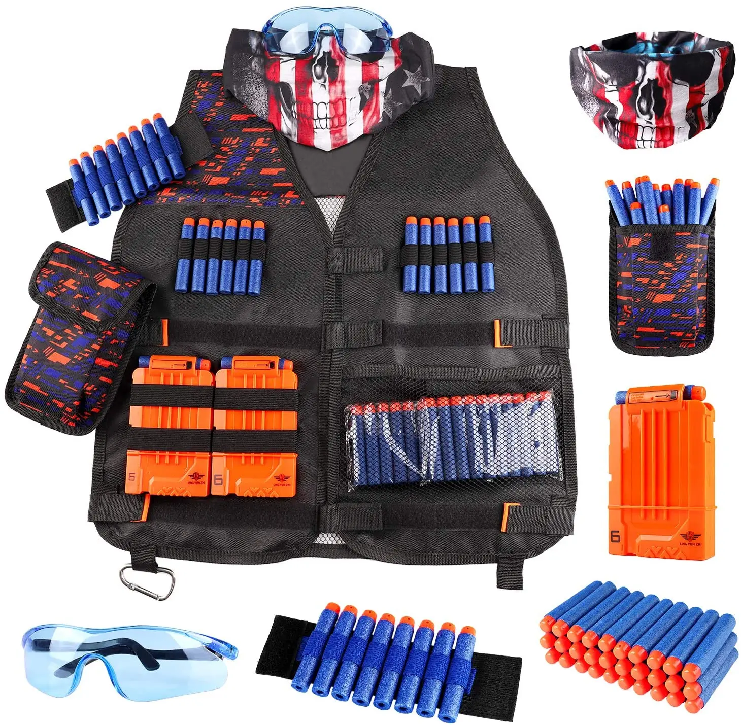 Детские пистолеты Nerf набор тактических жилетов nerf пистолет N-Strike детский элитная