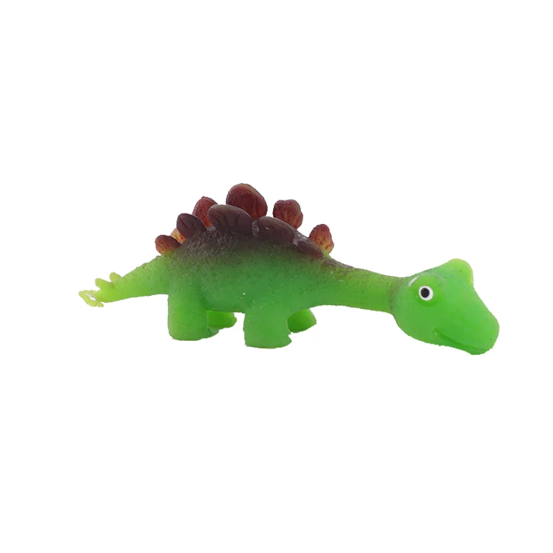 Wholesale Soft Cute Cheaper Tpr Stretch Small Dinosaur Finger Slingshot Toy