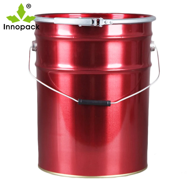 
18L 20l metal tin paint bucket with lid UN rated 