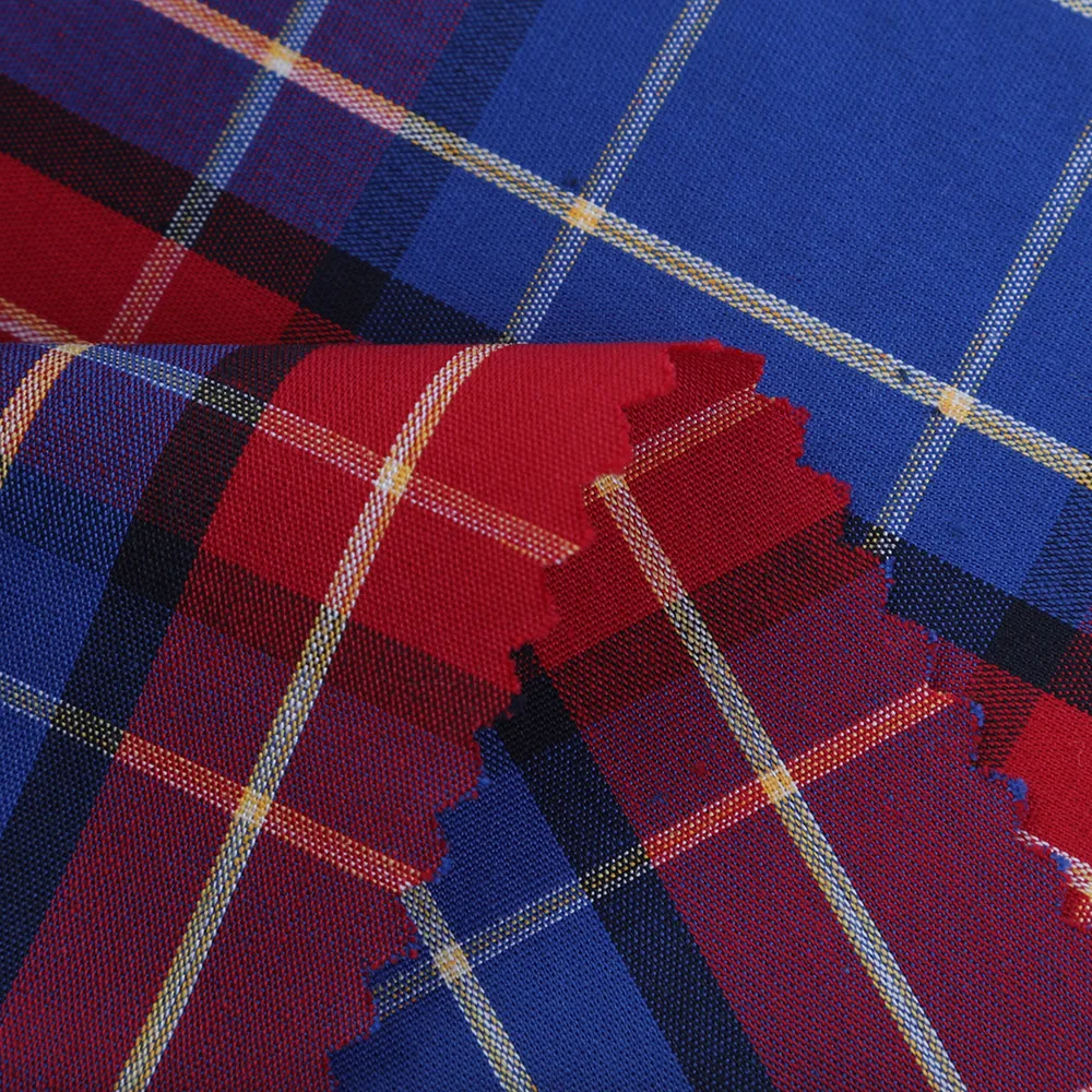 
cheap price yarn dyed shirting fabrics 100 cotton for man 