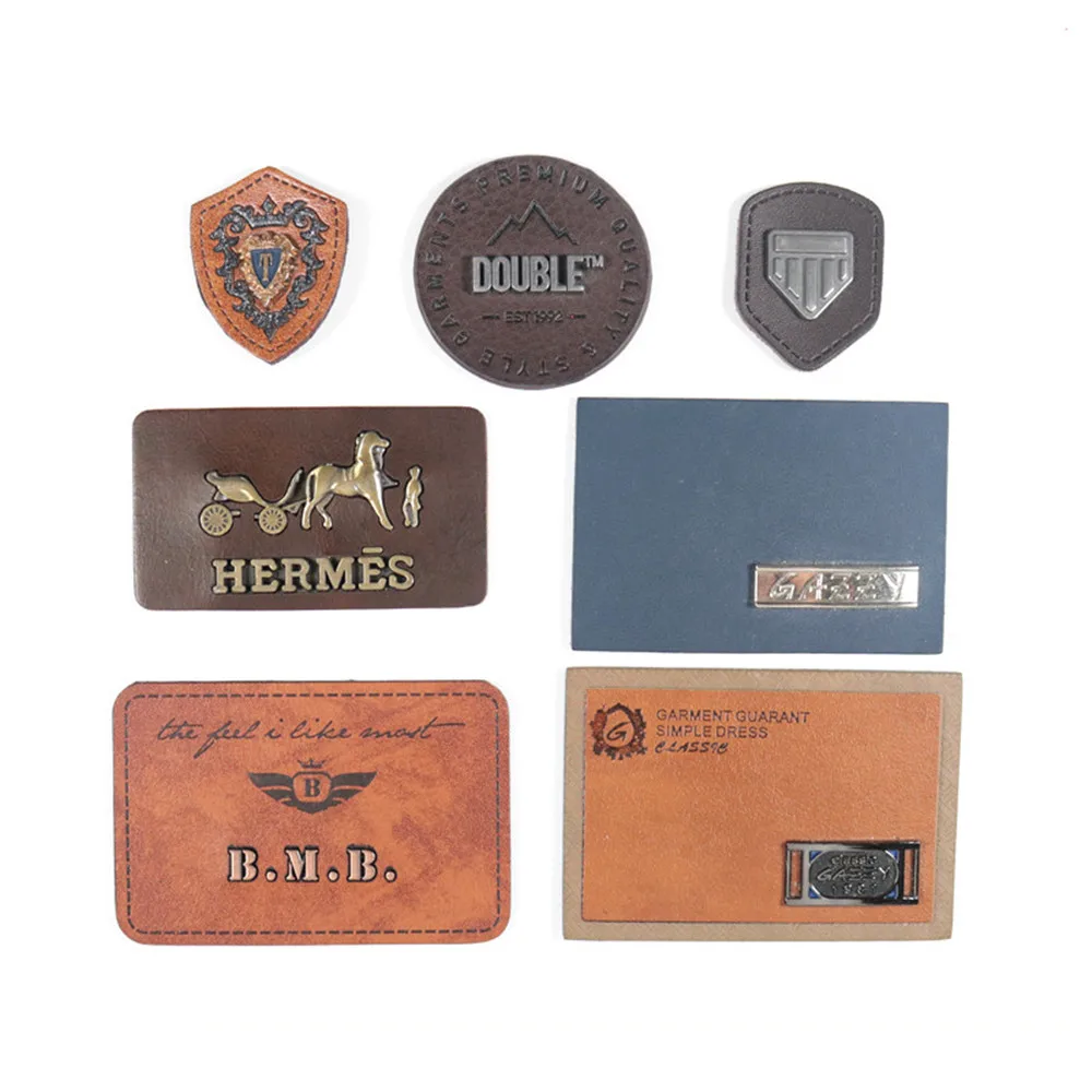 Пользовательские этикетки для одежды, рельефные этикетки из искусственной кожи, джинсовые нашивки с дизайнерским логотипом