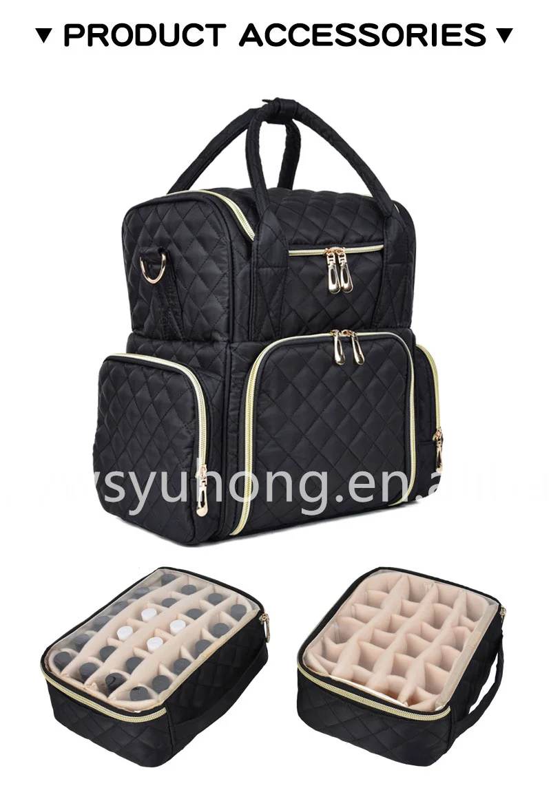 Yuhong Nail Polish Case Nail Lamp Storage Case Beautiful Makeup Bag Cosmetic Storage Bag Nail Polish Set Organizer Bag