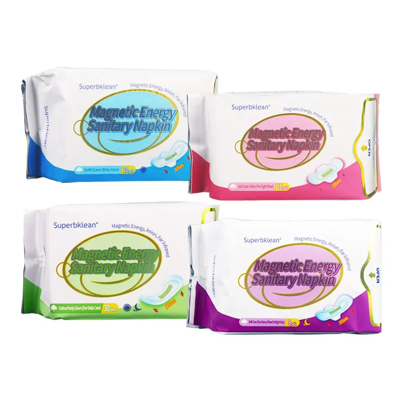 Longrich customizable panty liners female hygiene sanitary towel 300mm 8pcs extra care eco friendly bio b grade sanitary pads