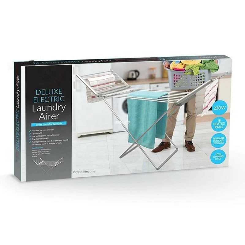 electric heated clothes dryer airer and towel warmer