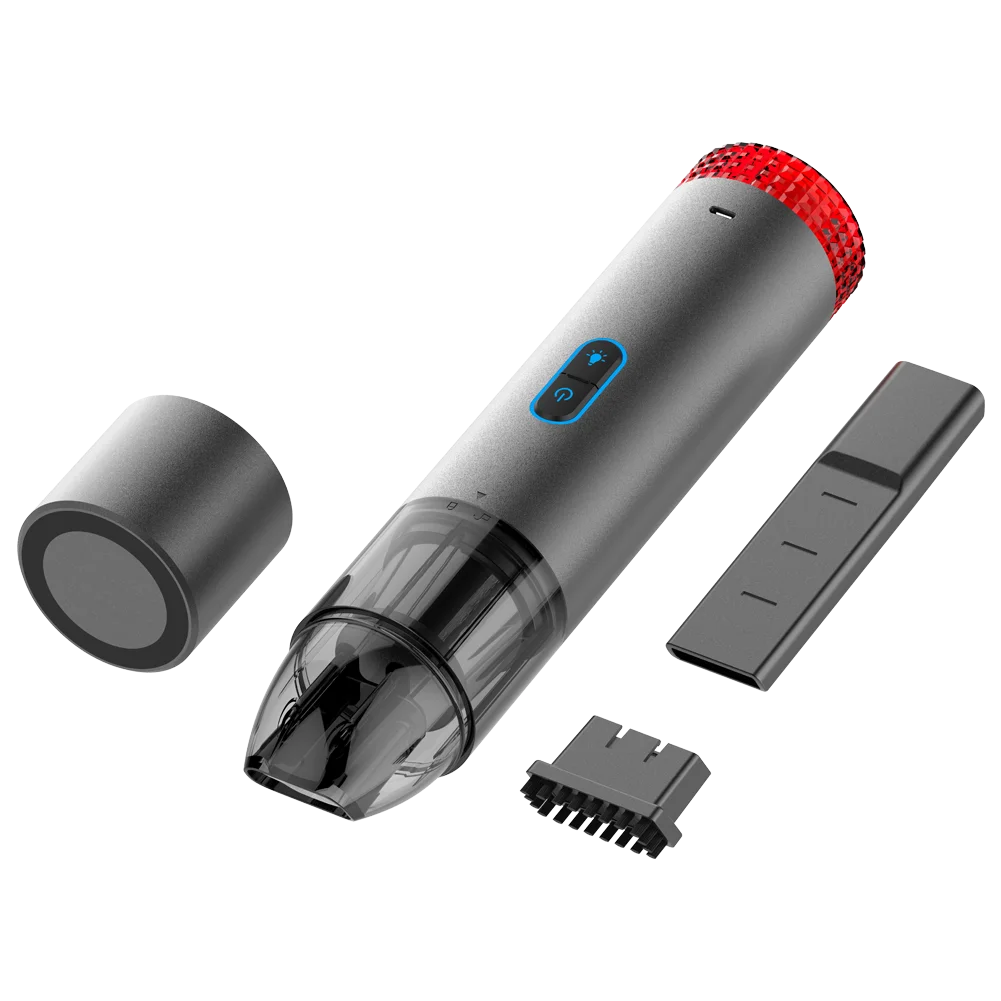 Лидер продаж на Amazon многофункциональный бесшумный мини портативный автомобильный беспроводной пылесос V6 со светодиодной