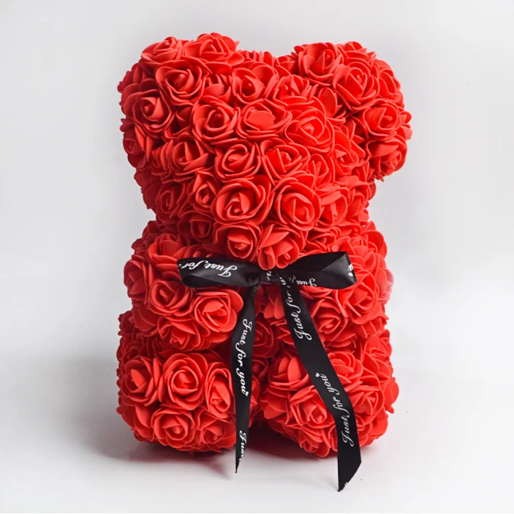 2022 роскошный подарок, ручная работа, Пенополиуретан, медведь Тедди, розовый медведь