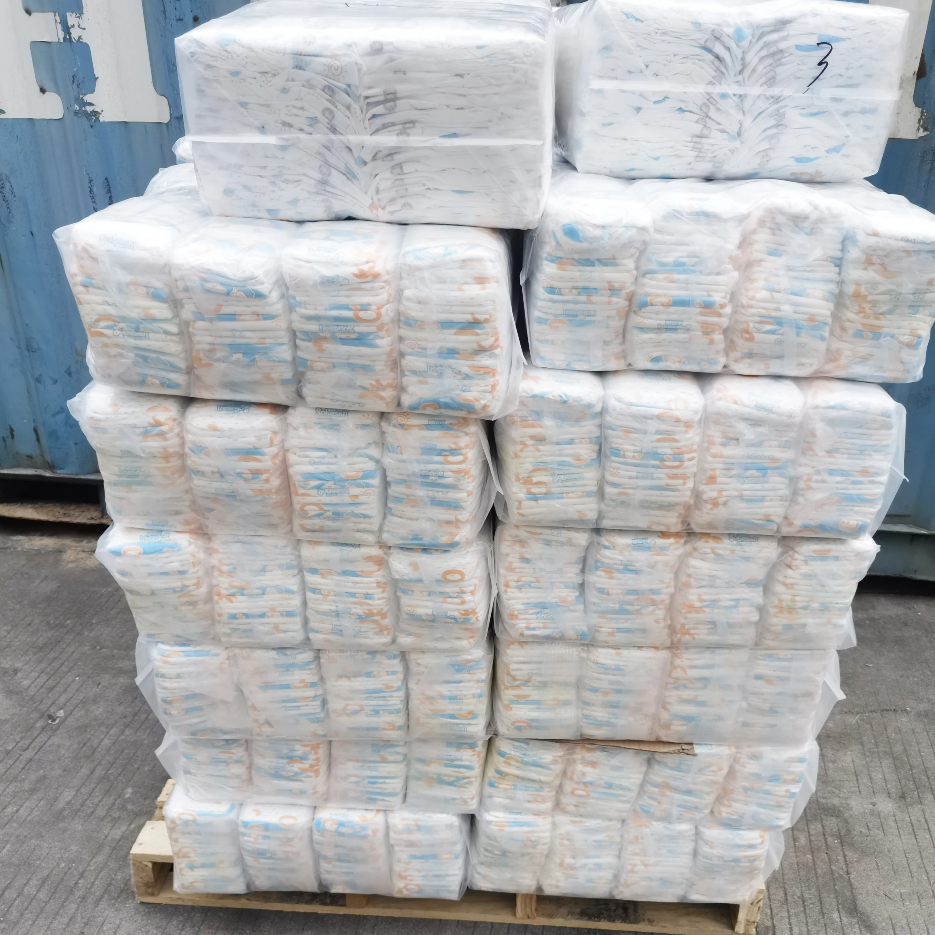 wholesale premium quality bales cute baby diaper factory rejected diapers/nappies xxxl size baby diapers China