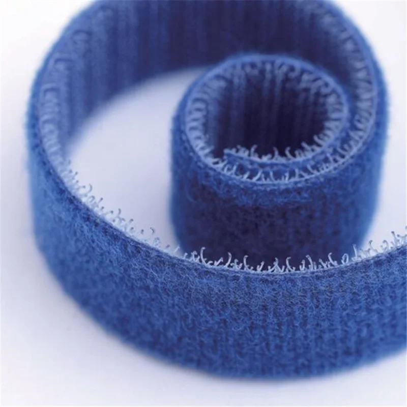 custom logo fastener strap hook and loop cable tie posi lock hook and loop hook and loop on the same one side