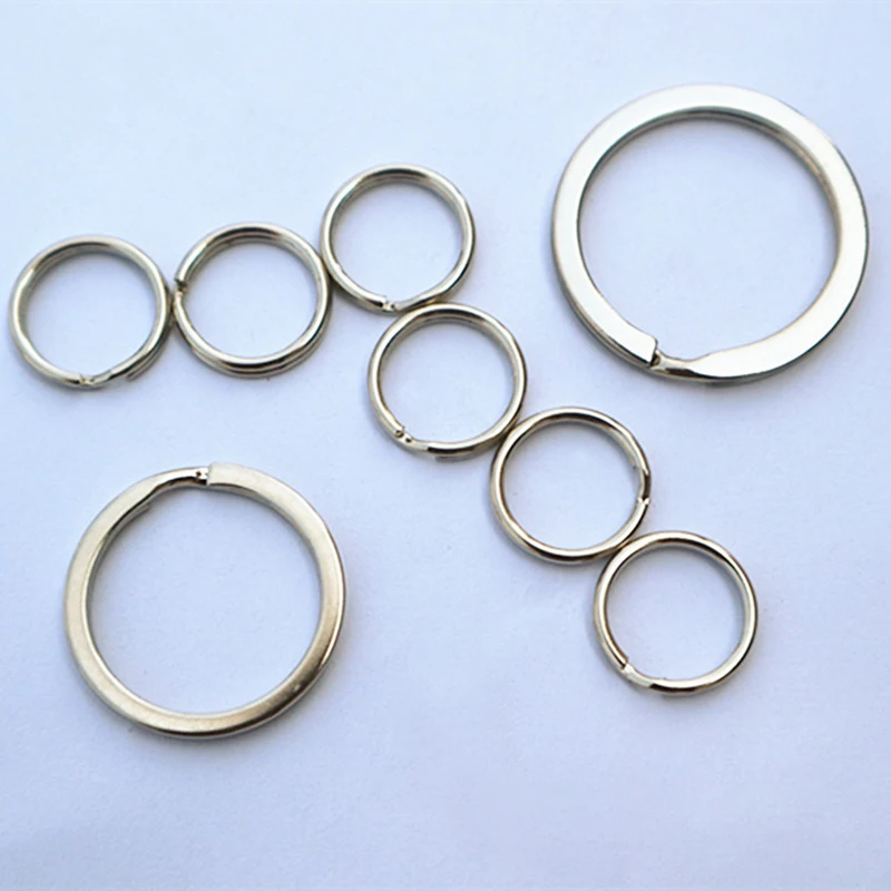 Factory Wholesale Price Custom Size Metal Split Key Ring For Keychain O Ring