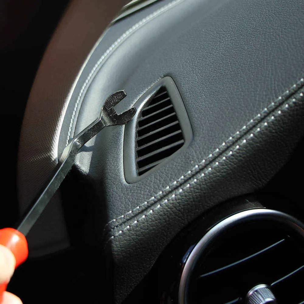 
Car Fastener Removal Tool Plastic Trim Dash Removal Rivet Clips Car Door Panel Installer Cover Pry Repair Fastener Refit Tool 