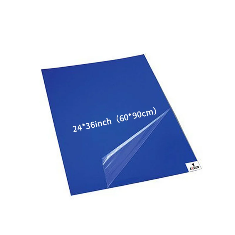 Low Density Polyethylene Peel Off 60x90 Cm Gel Sticky Mat For Clean Room