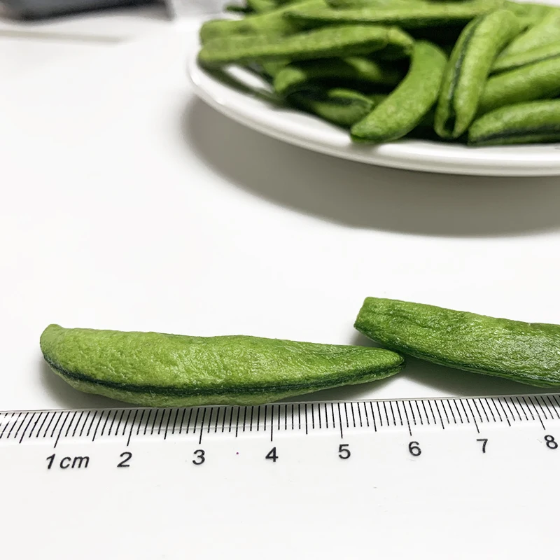 In HOT sale Competitive quotation good quality TTN Vacuum Fried Sweet Pea chips with 100% NATURAL