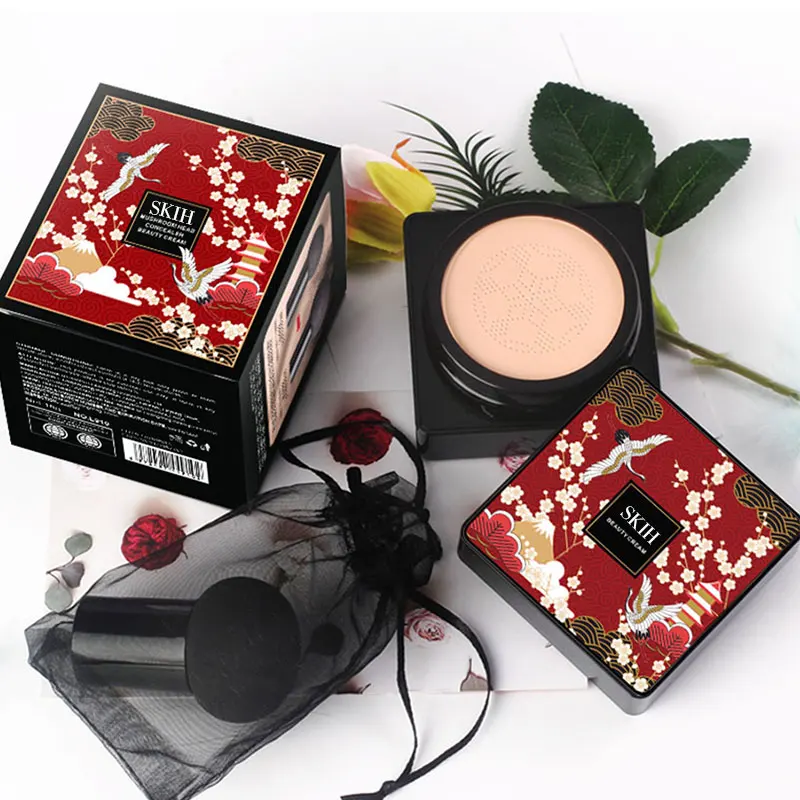 SKIH Mushroom Head Air Cushion Cc Cream Air Cushion Foundation Natural Color CE Adults BB Cream Female Whitening Makeup Base