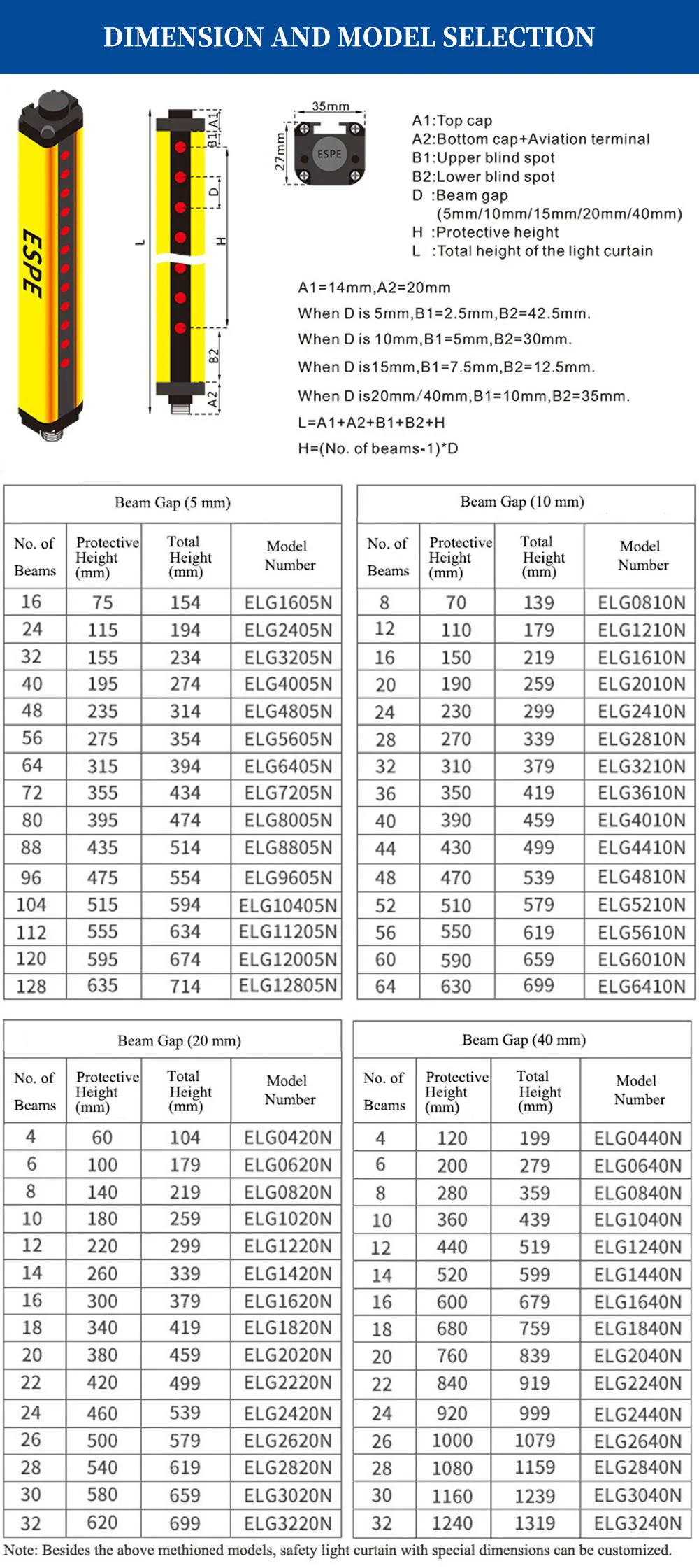 China Top Safety Light Curtain Factory Ready To Go Laser Beam Security ELG Light Screen Safety