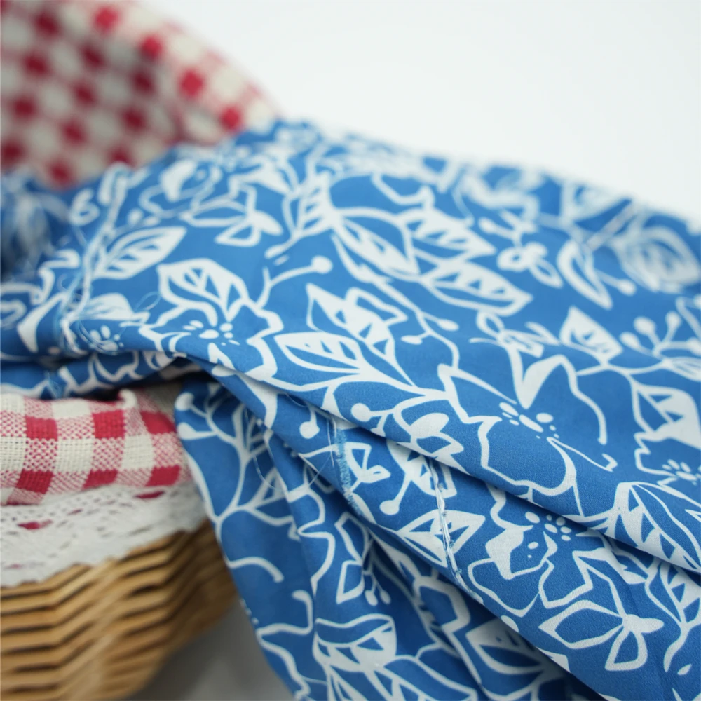 Настраиваемая Цифровая печатная ткань с принтом Тана газон стеганое одеяло Либерти Лондон хлопчатобумажная ткань для платья