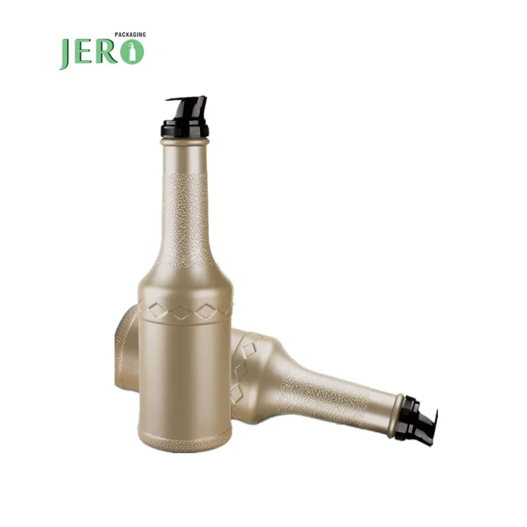 Factory 850ml PE bottle for syrups high quality ejuice PE  bottle empty pe bottle