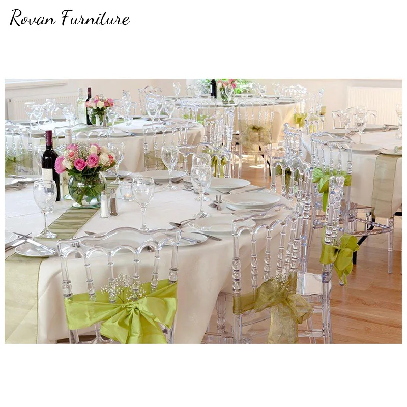 RTS TOP Cheap acrylic plastic chair portable in outdoor event party