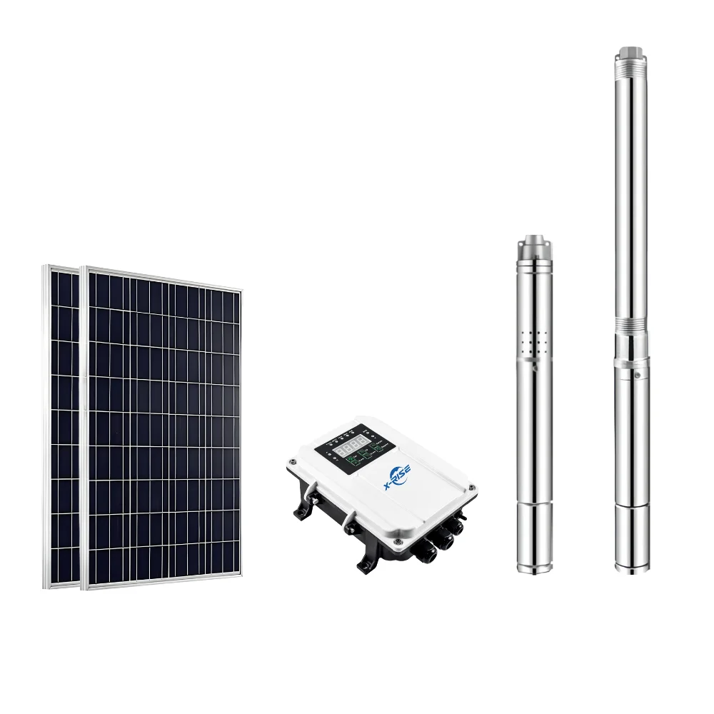 Stainless Steel Submersible Solar Water Pump 24V/72V for Irrigation on Farms & Agriculture Fuelled by Solar Power