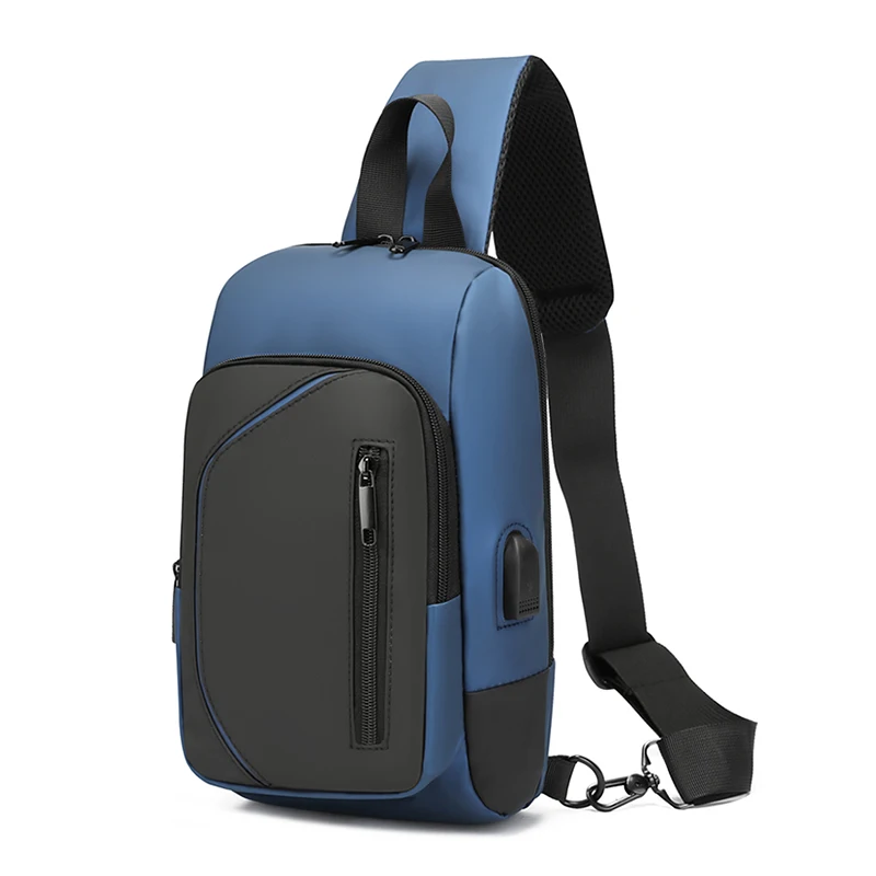 NEW DESIGN custom High quality fashion waterproof casual multifunctional motorcycle chest bags for men walking jogging running