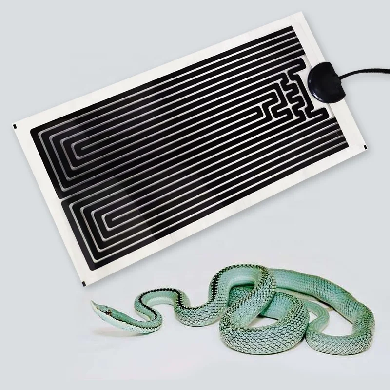 220v 45w reptile cage box tank heater infrared carbon film electric heat tape heat mat heat pad for lazard turtle snake