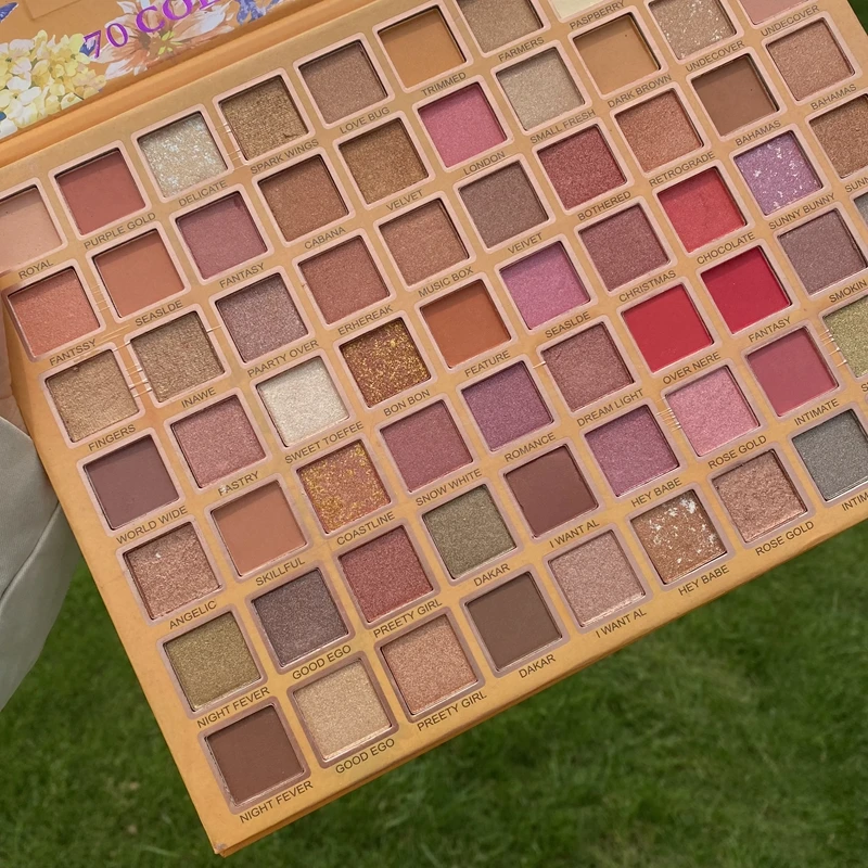 hudababy high quality cosmetics high pigment 88 colors eye shadow for sale