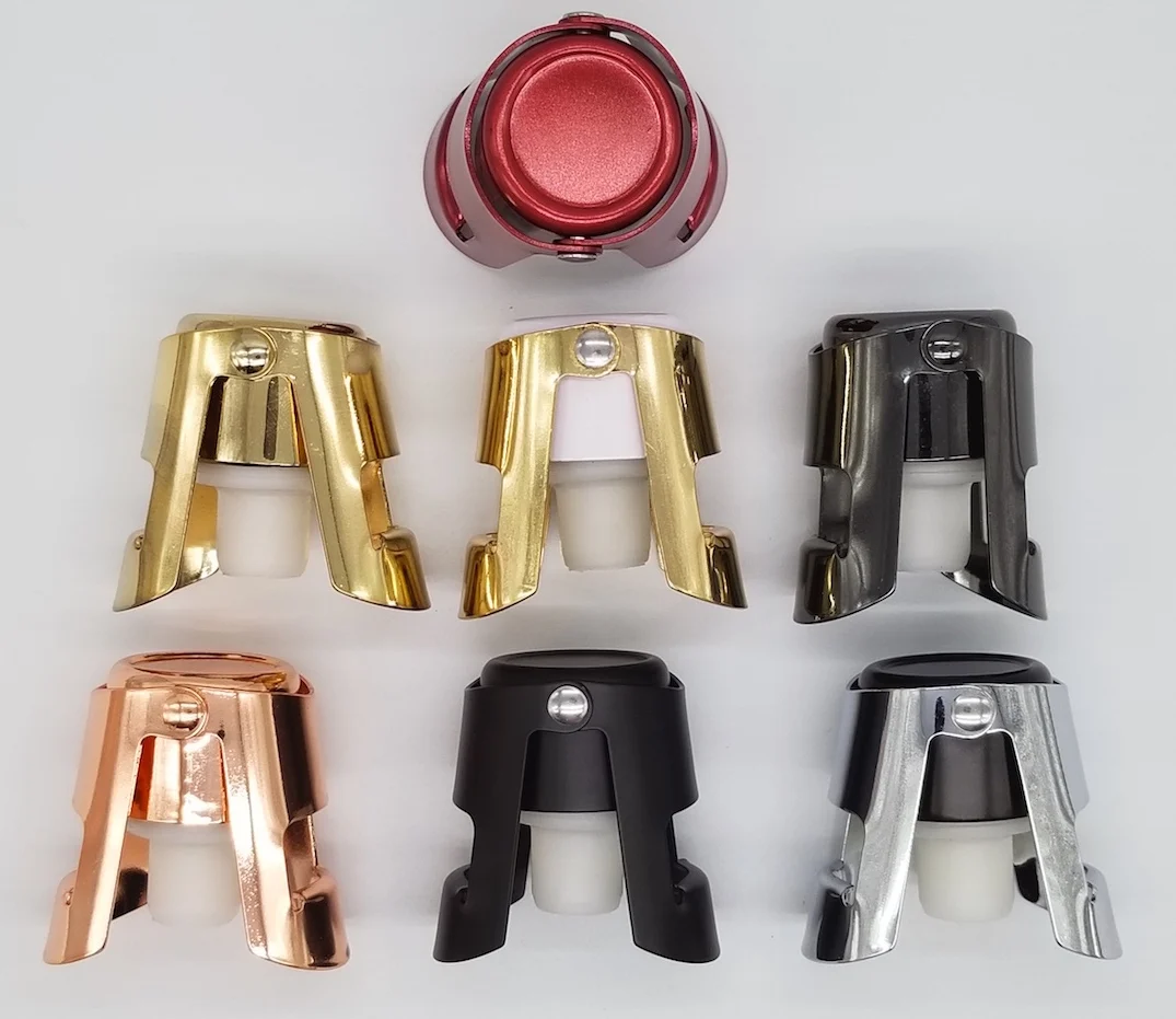 2024 Hot Sale Vacuum Sealed Wine Sparkling Stopper Champagne Bottle Stopper