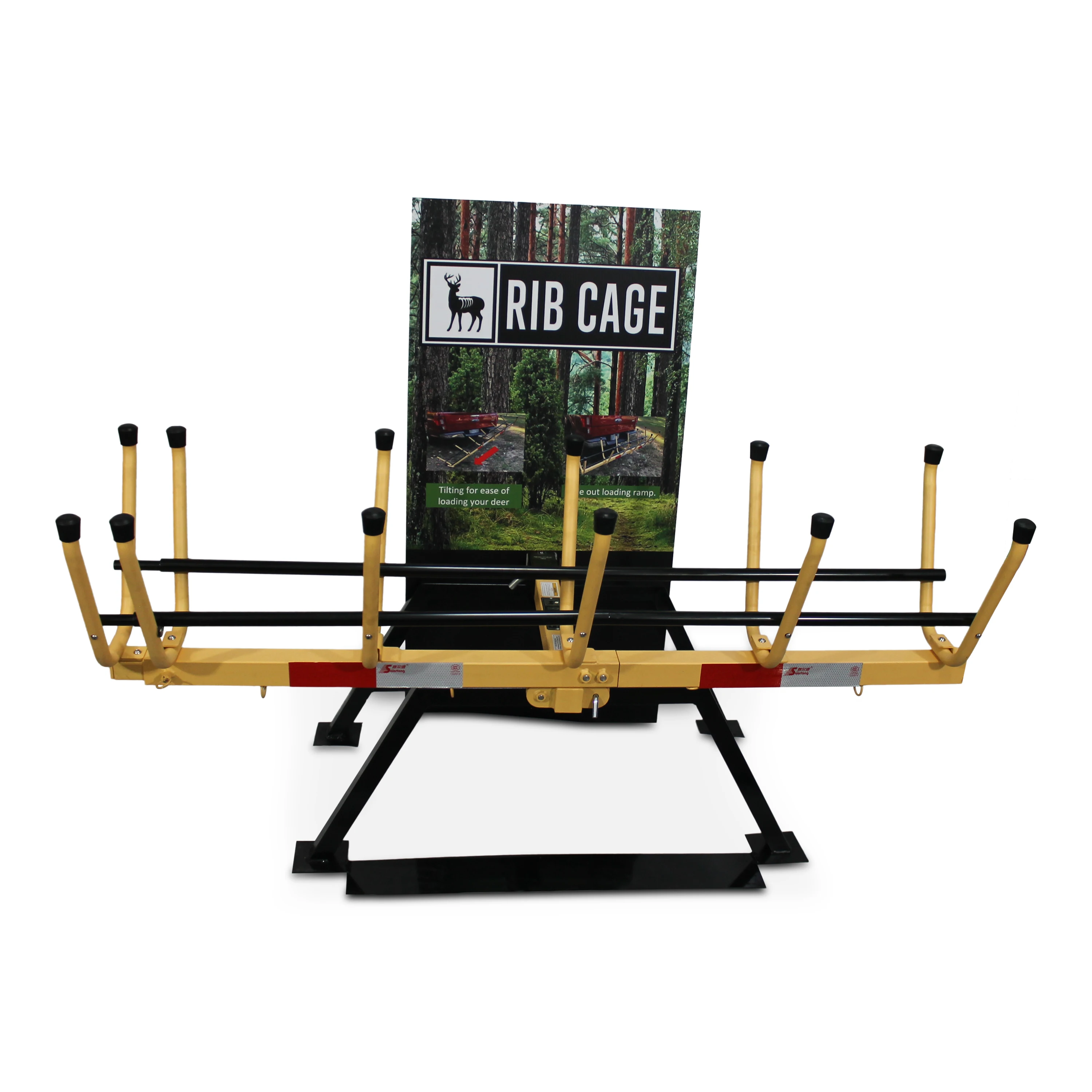 
BIG WOOD brand car rear-mounted cargo transport bracket for convenient travel. rear hitch mounted carrier 