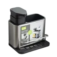 Silver Surface Cutlery Utensil Drainer Stainless Steel Kitchen Drying Basket Holder