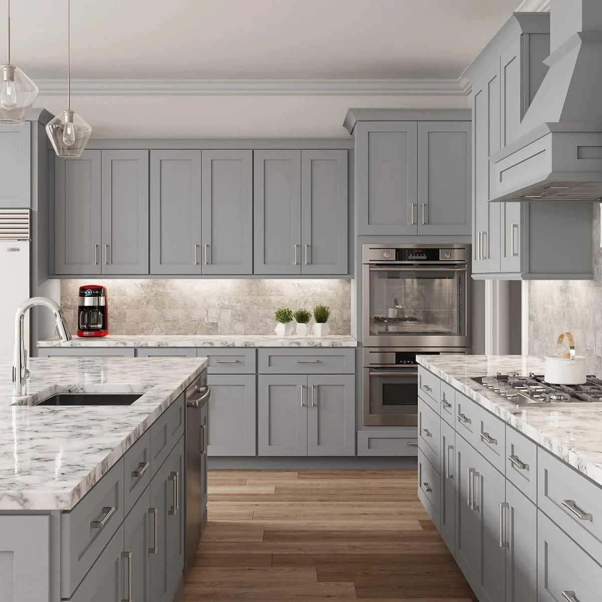 High Quality American Standard Kitchen Cabinet Sets Designed Solid Wooden Shaker Kitchen Cabinet Sets Designed