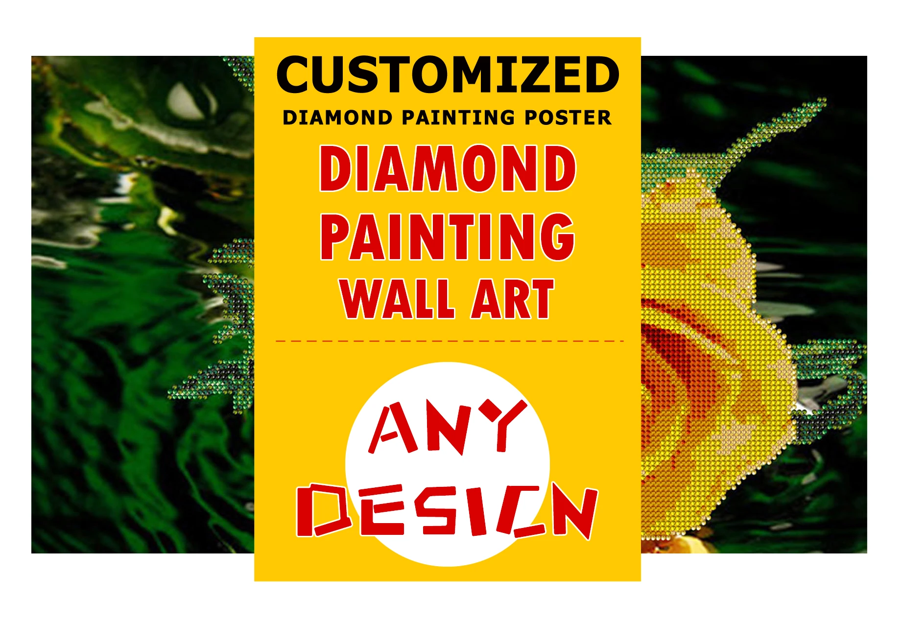 Wholesale Square Dots Full Drill Colorful 5D Crystal Animal Series Diamond Painting Decorations For Home