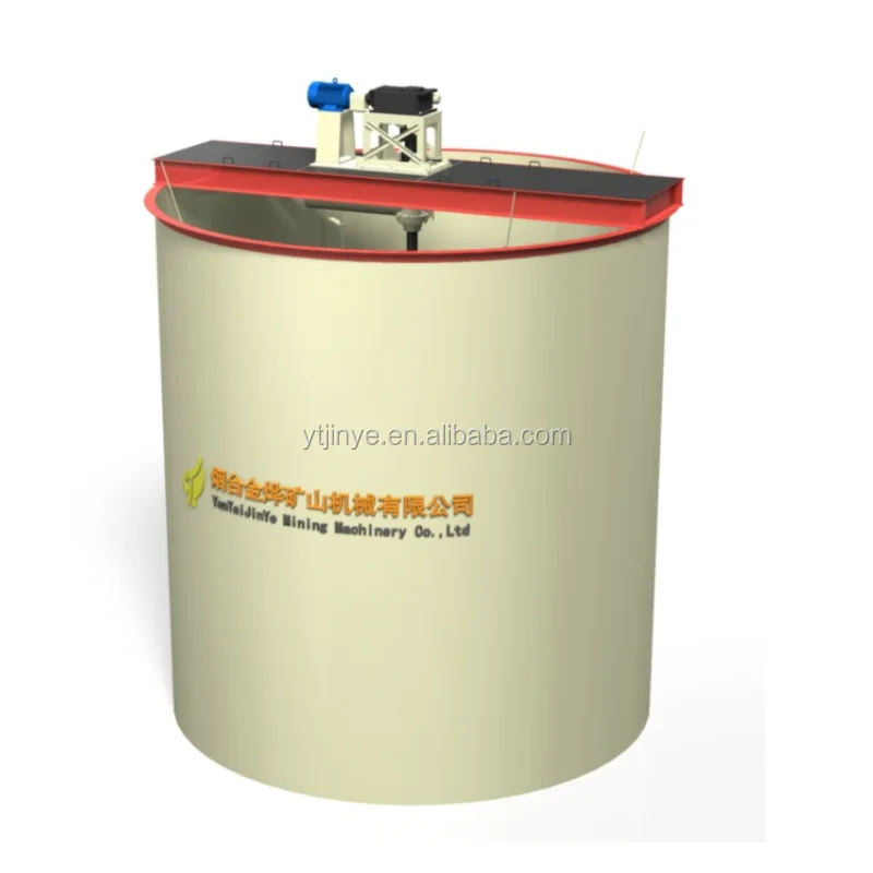 
Gold Extraction Double Impeller Cyanide Leaching Agitation Tank 