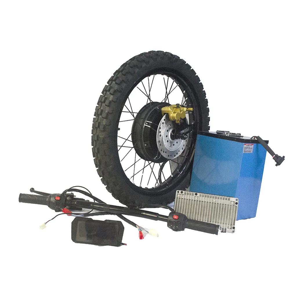 80km/h motorcycle kit 72v rear drive electric motorcycle hub motor conversion kit