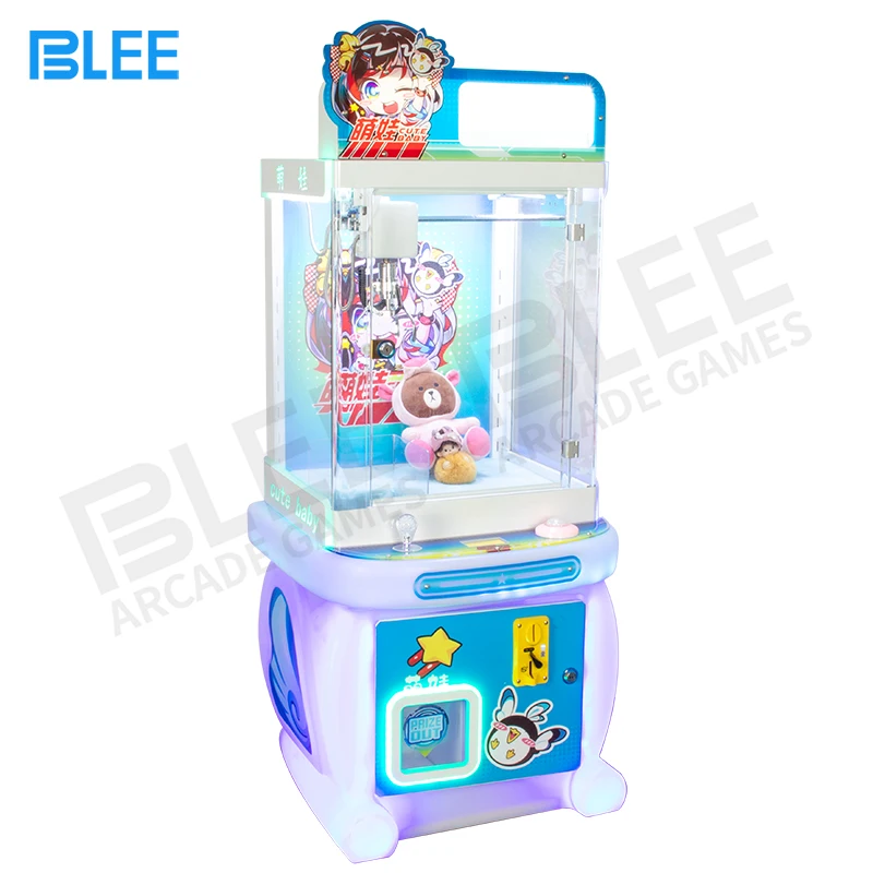 Wholesale Arcade Mini Prizes Gift Game Machine Coin Operated Kids claw crane machine