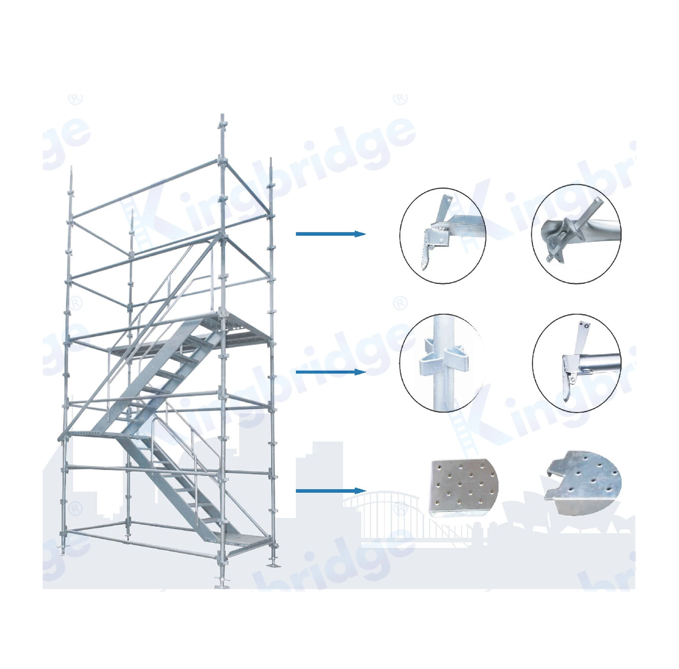 Quick Stage Construction Scaffold Australian standard steel modular  kwikstage scaffold system for sale