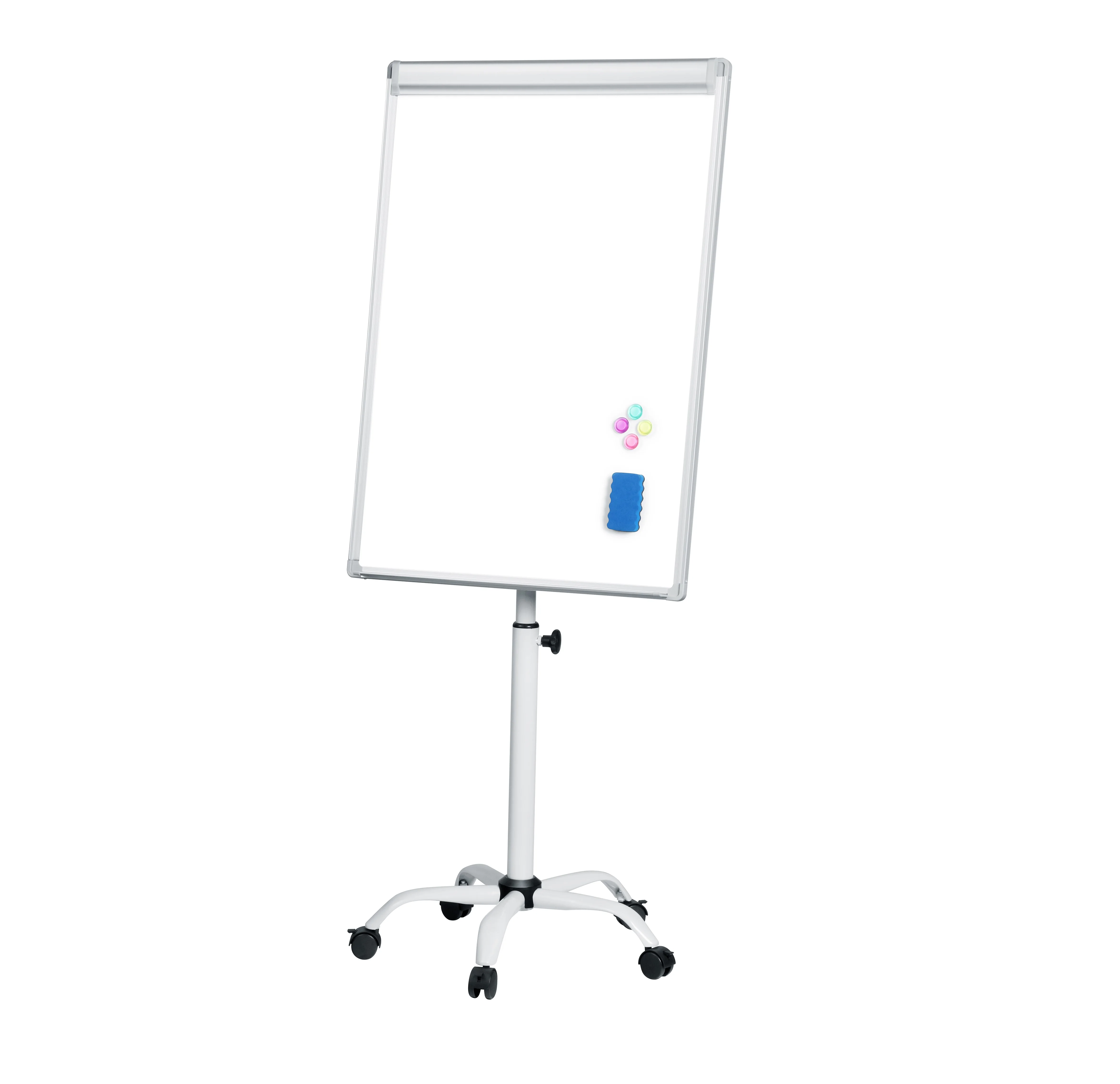 Доска для рисования с колесиком, передвижная подставка для рисования, сухой стирание, Стандартная магнитная белая доска