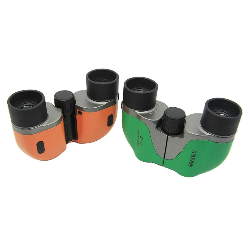 High-Resolution 5x15 UCF Binoculars with All-Optical Lenses Metal Tube for Outdoor Telescope Use