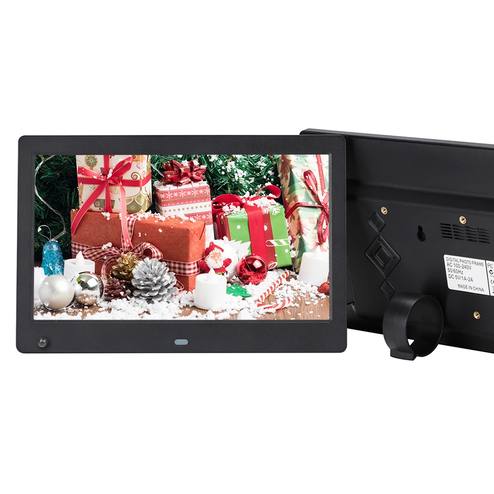 2020 Горячая продажа 10 дюймов full hd 720p lcd Цифровая фоторамка Бесплатная mp4 загрузка цифровая с