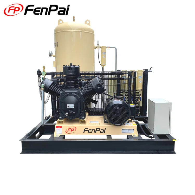 Combined compressors industrial piston air compressor with tank high pressure air compressor laser 30bar 11kw