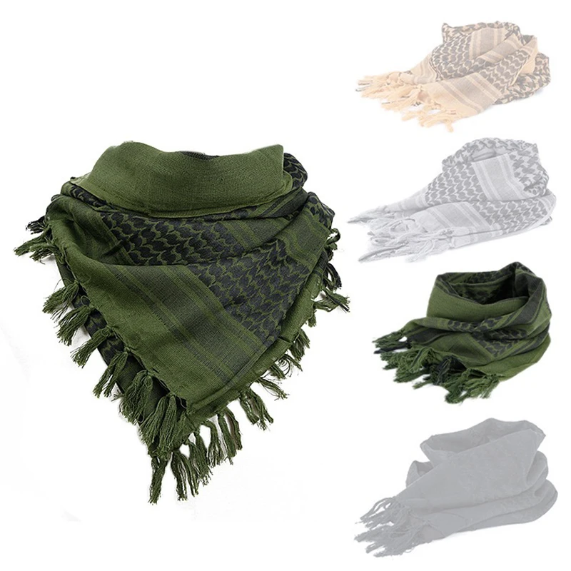 NEW  Style Sand-proof Cotton Made Unisex Arab Multifunctional Warm Tactical Camouflage Head Magic Scarf