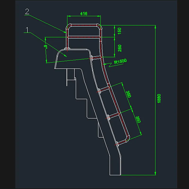 Dalang Factory Fiberglass Water Slides for Amusement Park Playground Slides for Swimming Pool with CE,TUV,ISO9001 Certificates