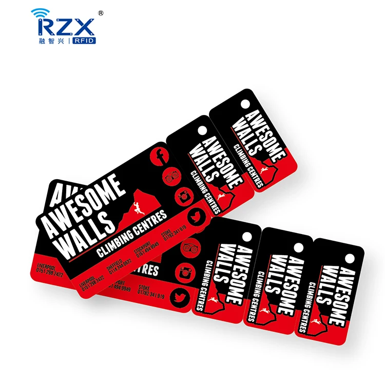 Индивидуальная штрих-код печати размер 2 части карты Высокое качество ПВХ