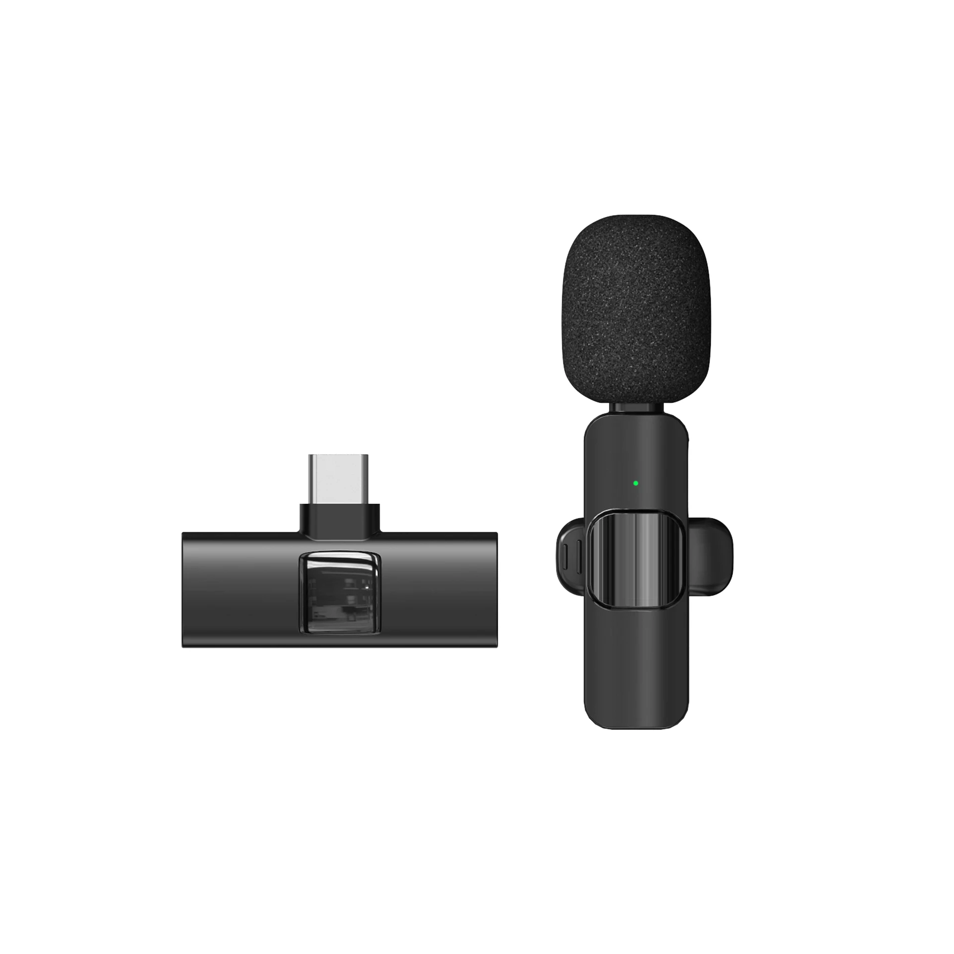 Беспроводной петличный микрофон для записи аудио и видео для iPhone