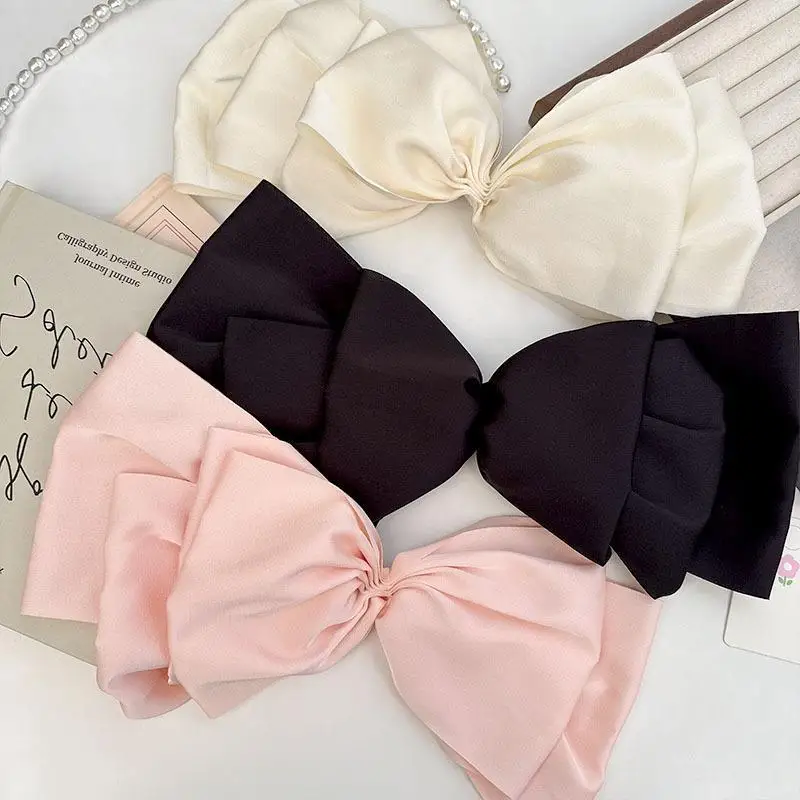 YANYE 3Colors Cute, Sweet And Soft Cloud Bow Spring Clip French Barrette Hair Accessories Hairpin Hair Clip For Women