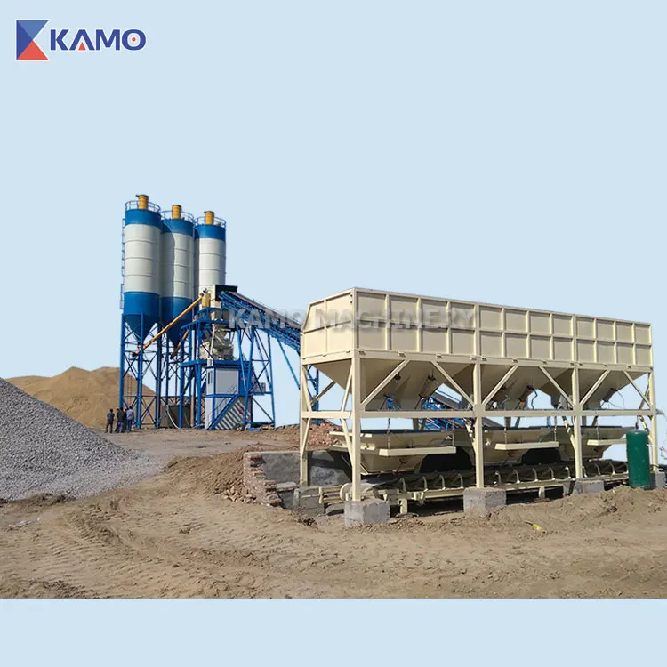 Professional Design HZS90 Concrete Batching Plant Price List