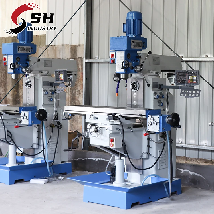 New Design Light Type Universal Vertical Milling Machine High Precision ZX6350C