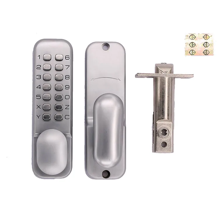 
Sample Provide Keyless Digital Combination Push Button Security Door Lock Zinc Alloy Mechanical Code Lock <span style=